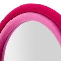 Espejo de pared con marco arqueado de tela 160x60x4 cm Cloe Stock