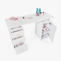 Mesa de manicura para reconstrucción de uñas con aspiradora y cajones Tibi Descueto