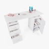 Mesa de manicura para reconstrucción de uñas con aspiradora y cajones Tibi Descueto