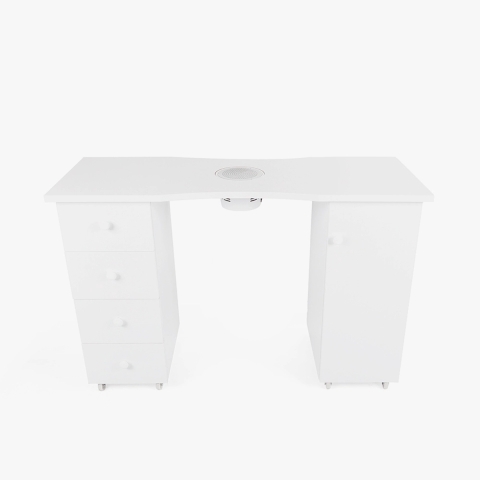 Mesa para manicura y reconstrucción de uñas con aspiradora y cajonera Tone Promoción