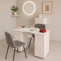 Mesa para manicura y reconstrucción de uñas con aspiradora y cajonera Tone Descueto
