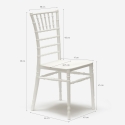 Stock 20 Silla Blanca Vintage para Catering Bares Restaurantes y Cocinas Características