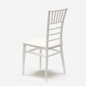 Stock 20 Silla Blanca Vintage para Catering Bares Restaurantes y Cocinas Modelo