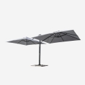 Sombrilla 3x3 doble profesional para bares, jardines, hoteles Oslo Rebajas
