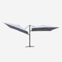Sombrilla 3x3 doble profesional para bares, jardines, hoteles Oslo Catálogo