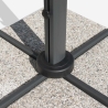 Sombrilla 3x3 doble profesional para bares, jardines, hoteles Oslo 