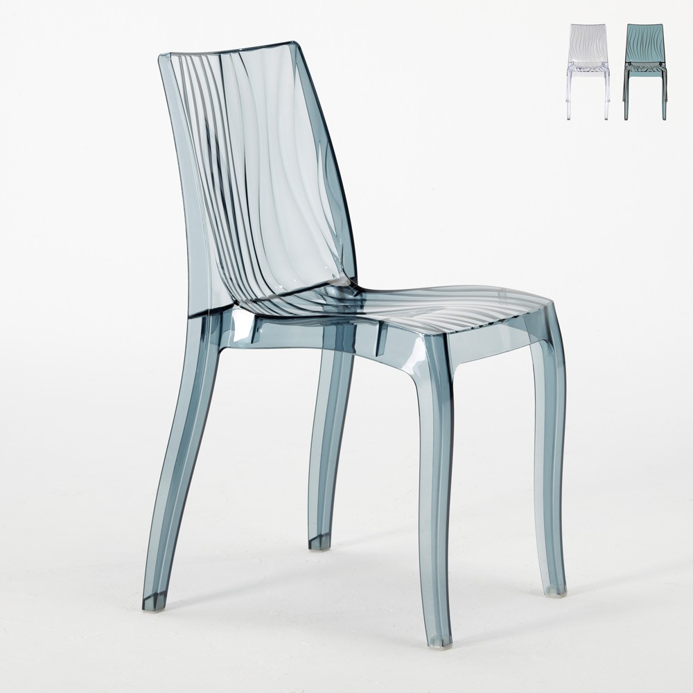 18 Sillas Dune Grand Soleil transparentes Oferta stock cafetería bar