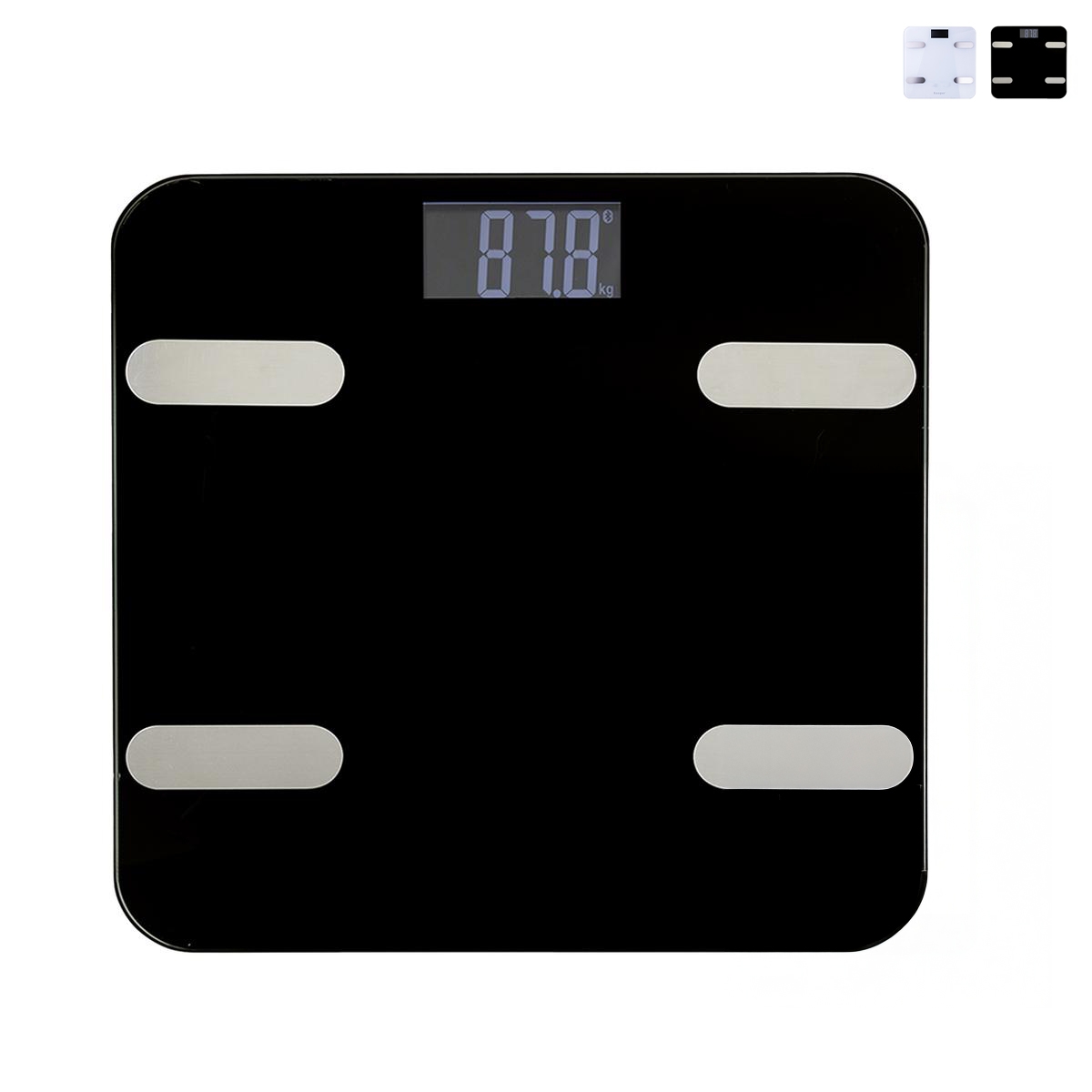Báscula de baño inteligente de análisis corporal en vidrio Zanir Promoción Báscula de baño inteligente de análisis corporal en vidrio Zanir Promoción