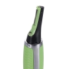 Afeitadora de precisión a batería con LED, 2 peines, negro y verde, Spark Venta