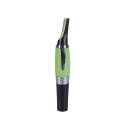 Afeitadora de precisión a batería con LED, 2 peines, negro y verde, Spark Oferta