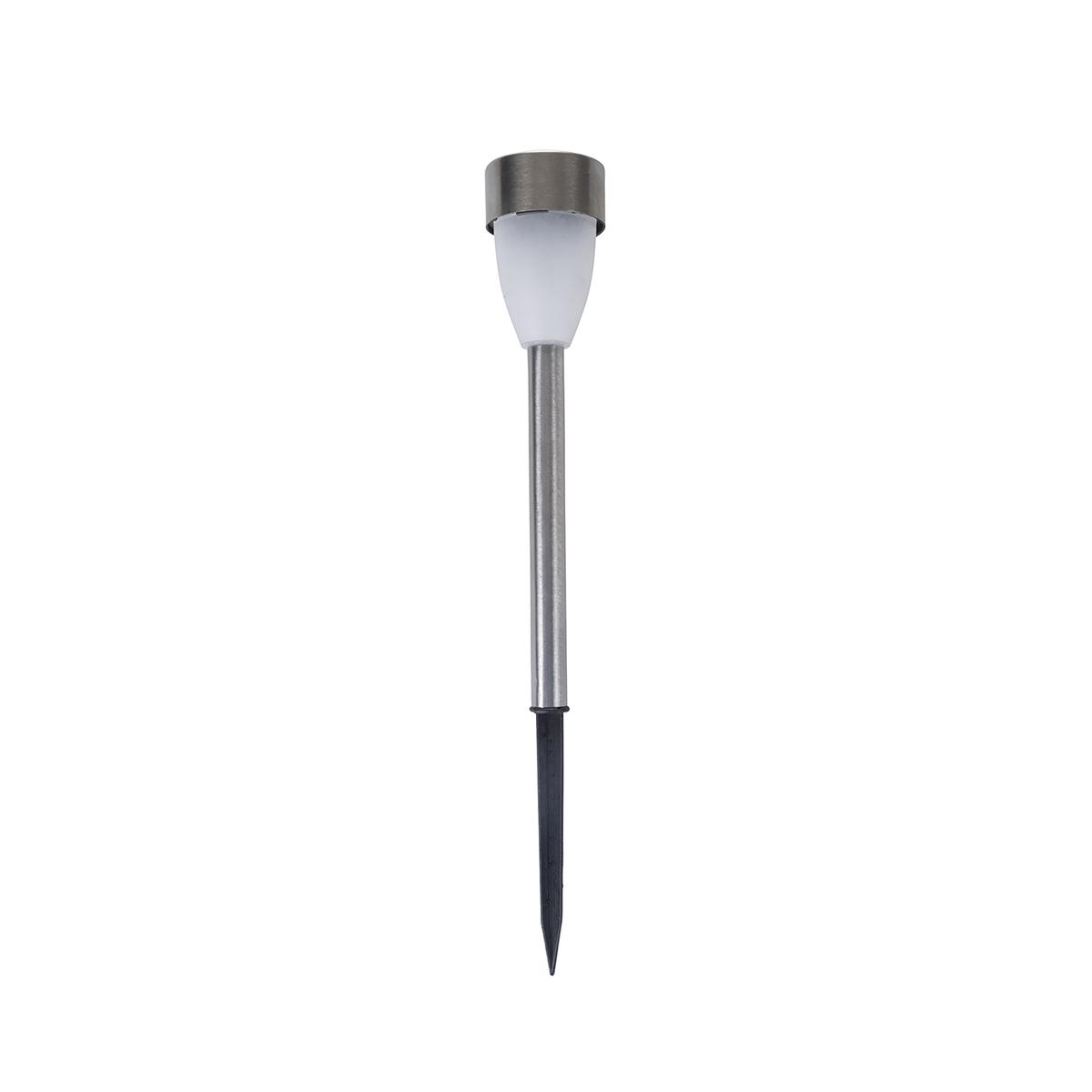 Set de 12 lámparas de camino acero inoxidable con sensor crepuscular Salto Promoción Set de 12 lámparas de camino acero inoxidable con sensor crepuscular Salto Promoción