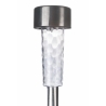 Set de 12 luces de paso acero inoxidable Ø5,5x39,5 cm plateado Lunara Rebajas