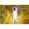 Set de 12 luces de paso acero inoxidable Ø5,5x39,5 cm plateado Lunara Oferta