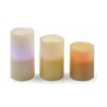 Set 3 velas LED 12 colores con control remoto Tivon Oferta