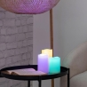 Set 3 velas LED 12 colores con control remoto Tivon Venta