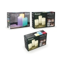 Set 3 velas LED 12 colores con control remoto Tivon Catálogo