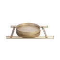 Mesa redonda plegable de hierro forjado negra Kelto Modelo