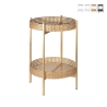 Mesa de hierro plegable con 2 estantes de rejilla de Viena Murea Promoción
