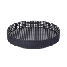 Mesa de hierro con 2 estantes de rejilla plegable Zinek Venta