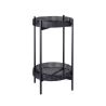 Mesa de hierro con 2 estantes de rejilla plegable Zinek Elección