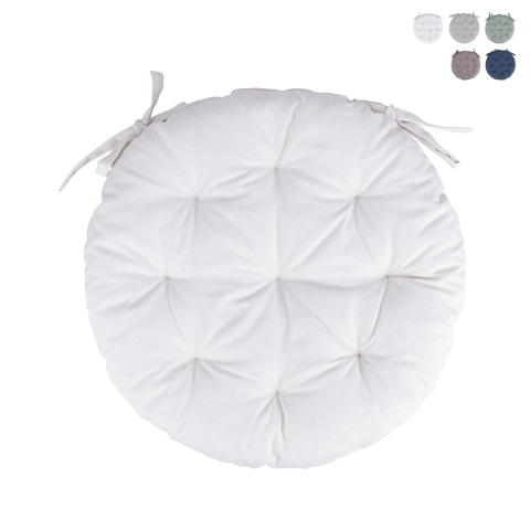 Cojín redondo para silla de exterior 40 cm impermeable Rakil Promoción