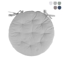 Cojín redondo para silla de exterior 40 cm impermeable Rakil Oferta