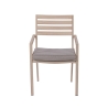 Mesa de jardín exterior + 6 sillas de aluminio con cojines Ibiza Catálogo