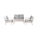 Set de jardín con sofá, mesa y 2 sillones con cojines Ibiza Oferta