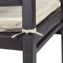 Sala de jardín exterior con sofá, 2 sillones y mesa de efecto madera Fij Compra
