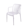 Silla de exterior con reposabrazos diseño moderno apilable Lamua Características