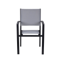 Silla de jardín exterior en aluminio con reposabrazos Tropea Catálogo