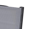 Silla de jardín exterior en aluminio con reposabrazos Tropea Elección