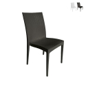 Silla de jardín en polipropileno efecto ratán New Magic Oferta