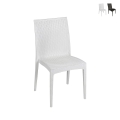 Silla de jardín en polipropileno efecto ratán New Magic Promoción