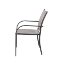Silla de jardín exterior con brazos diseño moderno apilable Hawaii Catálogo