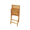Silla de jardín plegable de madera de acacia Bali Oferta