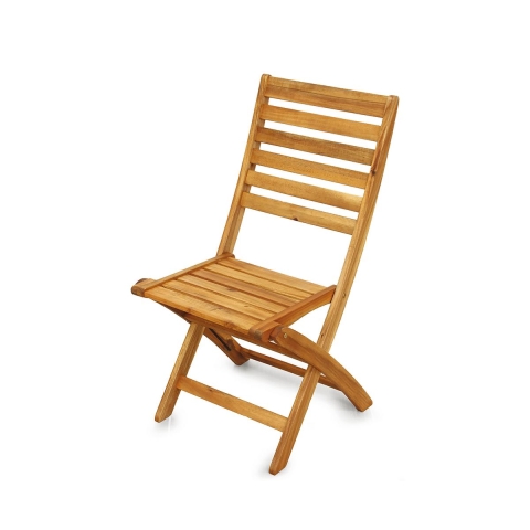 Silla de jardín plegable de madera de acacia Bali Promoción