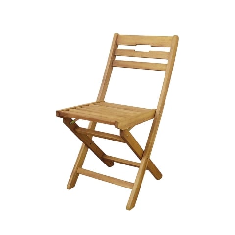 Silla plegable de madera para interior y exterior Bali Promoción