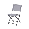 Silla plegable de exterior con estructura de hierro y poliéster PVC Maratea Stock