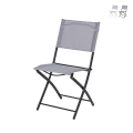 Silla plegable de exterior con estructura de hierro y poliéster PVC Maratea Promoción