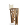 Silla de director plegable madera de acacia poliéster Bali Oferta