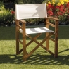 Silla de director plegable madera de acacia poliéster Bali Venta