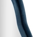 Espejo de pared con marco en terciopelo azul 160x40x4 cm Chanel Rebajas