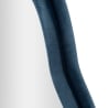 Espejo de pared con marco en terciopelo azul 160x40x4 cm Chanel Rebajas