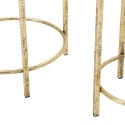 Set de 2 maceteros metálicos dorados Lumai para plantas Stock