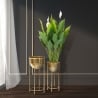 Set de 2 maceteros metálicos dorados Lumai para plantas Venta