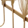 Perchero de pared metálico con 5 ganchos 26,3x49,5x6 cm Leaves Rebajas