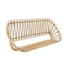 Estante de pared de metal y ratán estilo boho chic Panama Oferta