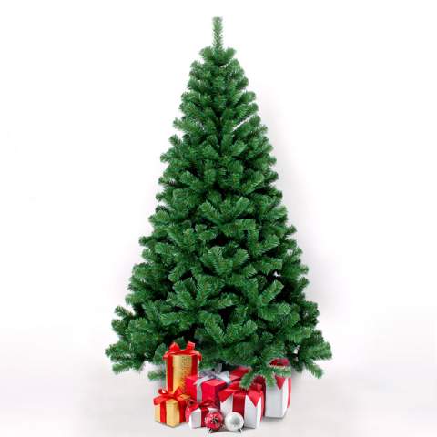 Árbol de Navidad artificial tradicional Verde con Soporte 210 cm Gothenburgo