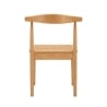Juego de 2 sillas de cocina de madera con asiento de ratán trenzado Japan Rebajas